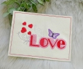 Love Valentin Mug Rugs 5 Motive 13x18 ITH