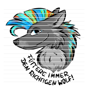 Wolf-Anti-Mobbing-Digistamp