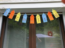 Bild 1 von Wimpel 1. Schultag Einschulung 13x18