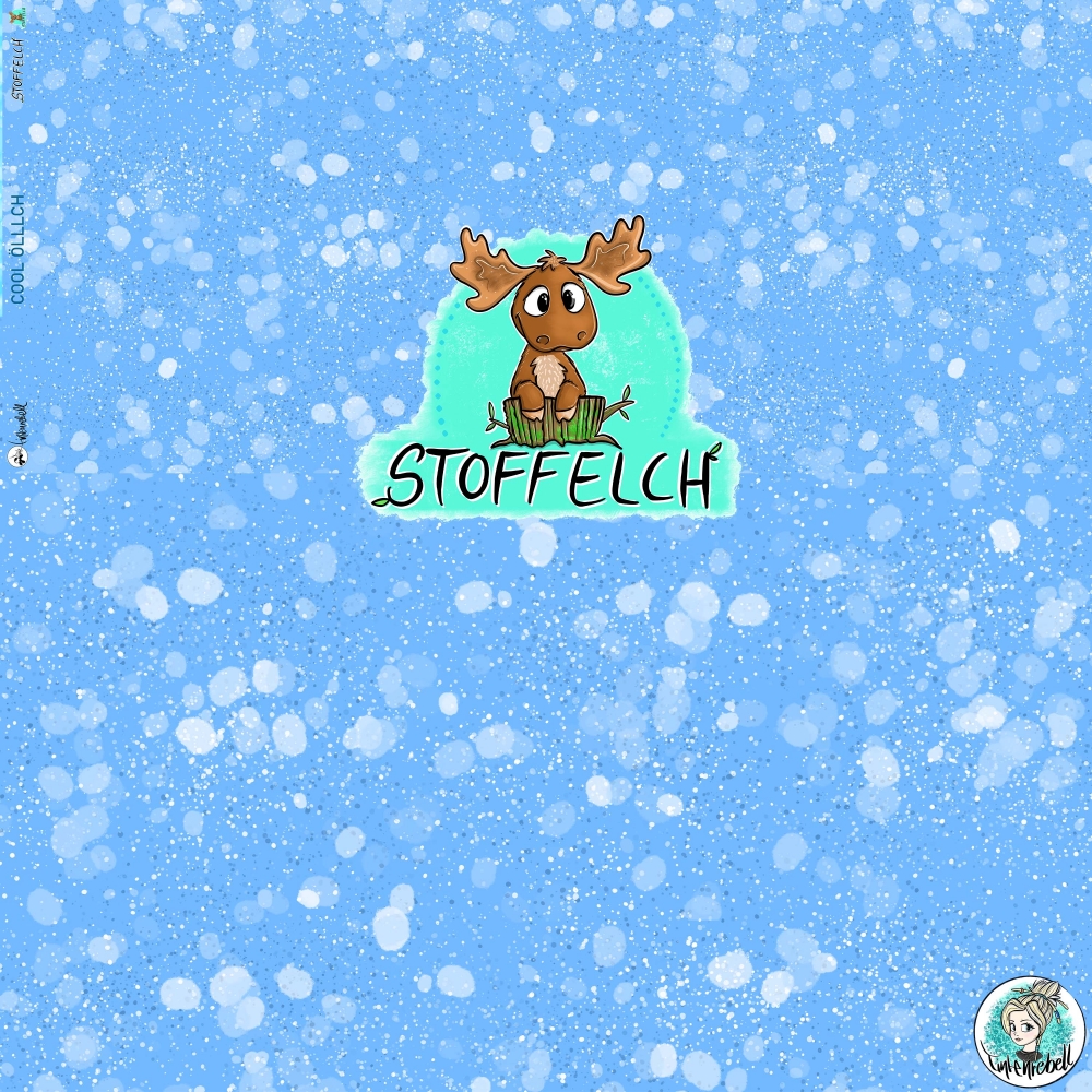 Bild 1 von EP *Coool Ölch* Victor auf dem Snowboard Jersey 65x150  / (Panel oder Kombi) Kombi Meterware