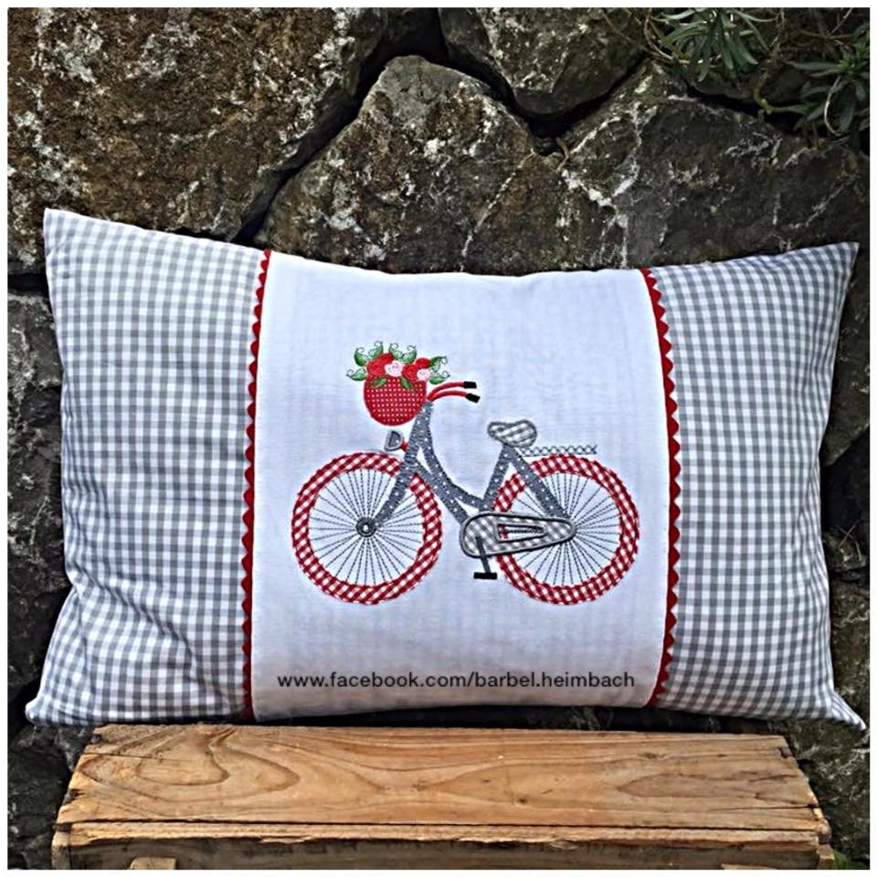 Bild 1 von Fahrrad 13x18 vintage Appli Doodle