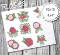 Roses 10x10 Stickdatei Rosen