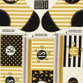 Bild 2 von Happy Christmas Adventskalender-Panels Canvas Ocker-Schwarz  Canvas