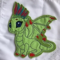 Bild 2 von Applikation Drache   13x18  16x26  18x30  und 20x30