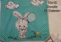 Bild 3 von Paule Hase 10x10 Stickdatei