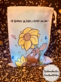 Bild 38 von Digistamp Set mit Papier und Sprüchen  Sonderdesign *Victors Sonnenblumengruß* für Anika 