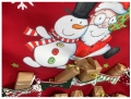 Bild 6 von Happy Christmas Adventskalender-Panels Canvas Rot Schwarz