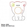 Bild 2 von Schwein Blume 10x10 ITH EOS Halter