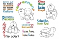 Schildkröten Sport Schildi RW Sprüche 10x10 13x18  22 Dateien  / (Musterauswahl) Kombi Schildi&Sprüche