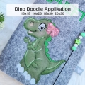 Applikation Dino Elise 10x10  13x18  16x26  18x30  und 20x30