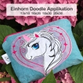 Bild 1 von Applikation Einhorn Dreamy 13x18  16x26  18x30  und 20x30