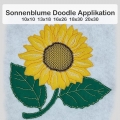 Bild 1 von Applikation Sonnenblume 10x10  13x18  16x26  18x30  und 20x30