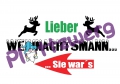 Bild 5 von Plottdatei Lieber Weihnachtsmann SVG DXF PNG