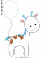 Bild 4 von Giraffe Alvin 3 Größen Doodle
