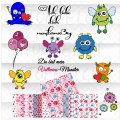 Monster Valentin Set Plottdatei