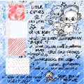 EP *Schneemannbaby* Digistamp Set inkl. Papieren und Sprüchen