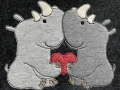 Bild 3 von Nashorn Liebe Doodle versch. Größen