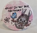Bild 2 von Button Kühlschrankmagnet *Ast-Hasi* 59mm weiß