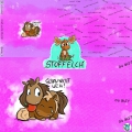 Bild 2 von Stoff rosa " Mobbing"   SPENDEN STOFF