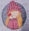 Bild 4 von Mädchen Marie versch. Größen Doodle Applikation