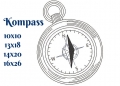 Kompass 10x10 13x18 14x20 16x26
