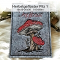 Bild 1 von Herbstgeflüster Pilz 1   8 Größen 10x10-20x30