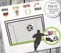 Tor Fußball 10x10 WM - Stickdatei