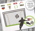 Bild 1 von Tor Fußball 10x10 WM - Stickdatei