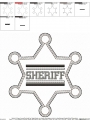 Bild 3 von Sheriff 10x10 2 Größen  Doodle