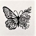 Bild 1 von Butterfly Plottdatei SVG DXF PDF