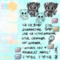 EP *Gustl und Gretl Eiscafe*  Digistamp Set inkl. Papier und SVG Dateien 