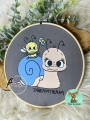 Bild 6 von EP *Schnecki mit Biene* Digistamp Set inkl. Papier und SVG Dateien