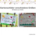 Bild 1 von Gartenschilder ITH 13x18 bis 20x30 Set und einzeln 