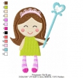 Bild 2 von Prinzessin 10x10 Stickdatei