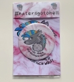 Anti Mobbing Wolf *Füttere den richtigen Wolf* Kühlschrankmagnet 59mm Button