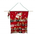Bild 3 von Happy Christmas Adventskalender-Panels Canvas Rot