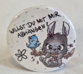 Button Kühlschrankmagnet *Ast-Hasi* 59mm weiß