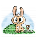 EP  Digistamp Hase Hugo