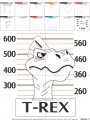 Bild 6 von T-Rex Doodle 20x20 Doodle  Stickdatei