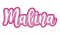 Bild 2 von Malina embossed 13x18 Stickdatei Stickmuster fertiger Name