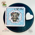 Bild 20 von EP *Gretl* Gargoyle Mädchen Digistamp Set inkl. Papier und SVG Dateien 