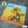 Bild 26 von Digistamp Set mit Papier und Sprüchen  Sonderdesign *Victors Sonnenblumengruß* für Anika 