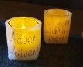 Bild 5 von LED Lichtlein 20 Motive Advent Advent ein Lichtlein brennt......  ITH 10x10
