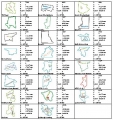 Bild 2 von Deutschlandkarte 13x18 Puzzle Stickdatei ITH 16 Bundesländer