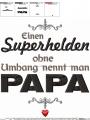 Bild 2 von Superheld PAPA Spruch 13x18