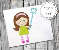 Bild 1 von Prinzessin 10x10 Stickdatei