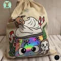 Adventsbox 5 Rapportstoffe Jersey Schnubbirella Jungsmotive 65x160 