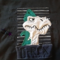 Bild 2 von T-Rex Doodle 20x20 Doodle  Stickdatei