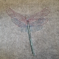 Bild 5 von Libelle mit 3D Flügel   13x18  16x26  18x30  20x30