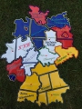 Bild 4 von Deutschlandkarte 13x18 Puzzle Stickdatei ITH 16 Bundesländer